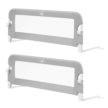 Costzon Bed Rails for Toddlers, Extra Long, Swing Down Safety Bed Guard for Convertible Crib