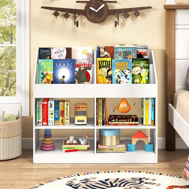 Costzon Kids Bookshelf & Storage Organizer