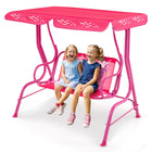 Costzon Kids All-Weather Lounge Chair Hammock with Adjustable Canopy