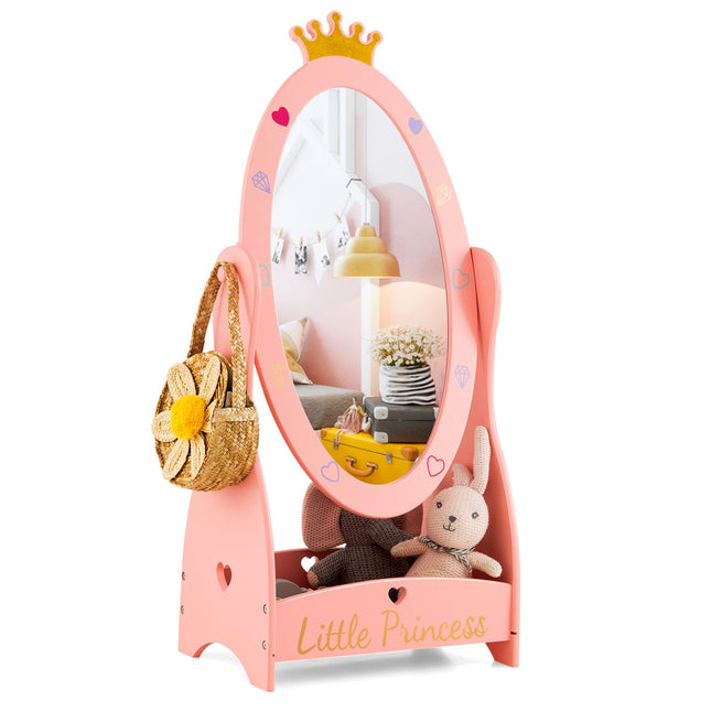 Princess Floor Free Standing Mirror - Costzon