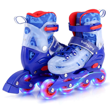 BABY JOY Inline Skates 4 Sizes Adjustable Kids Roller Blades
