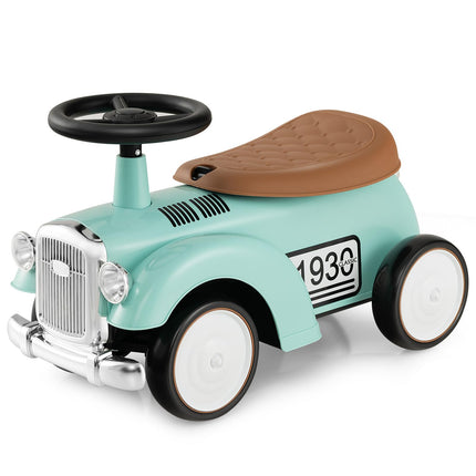 Costzon Ride On Push Car for Toddlers, Classic Kids Ride On Car Foot-to-Floor Sliding Car with Steering Wheel