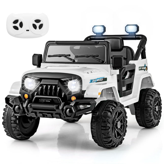 Costzon 12V Kids Ride on Truck Car, Electric Vehicle w/Remote Control