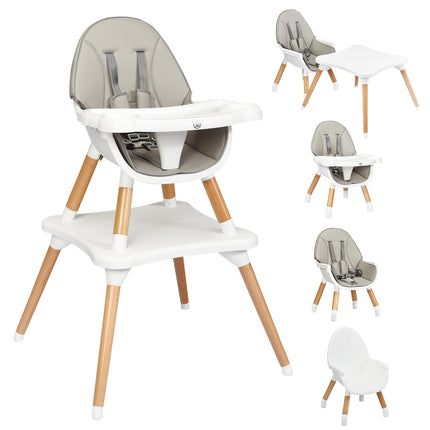 BABY JOY High Chair, Baby Eat & Grow Convertible High Chair/Booster Seat/Toddler Chair & Table