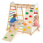 Costzon Indoor Playground, 8-in-1 Foldable Indoor Jungle Gym for Kids