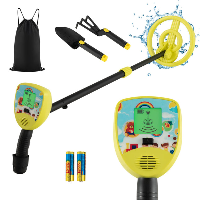 Costzon Metal Detector for Kids, 25"-33" Adjustable Stem Gold Detectors