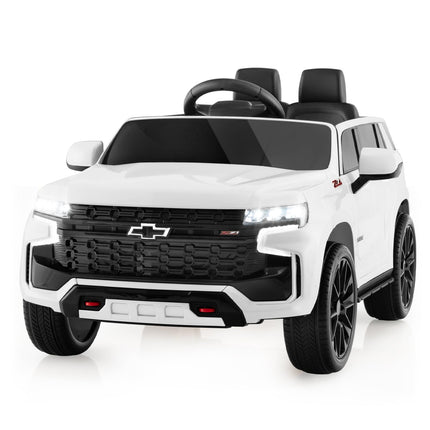 Costzon Ride on Car, 12V Licensed Chevrolet Tahoe Battery Powered Electric Vehicle, Electric SUV for Kids