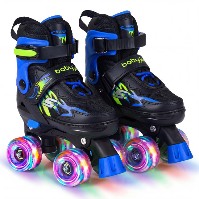 BABY JOY Roller Skates 4 Sizes Adjustable Quad Skates