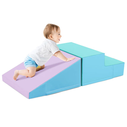 Costzon Climbing Toys for Toddlers, Soft Play Set for Crawling, Climbing, Sliding