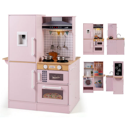 Costzon Dual-Sided Kids Kitchen Playset