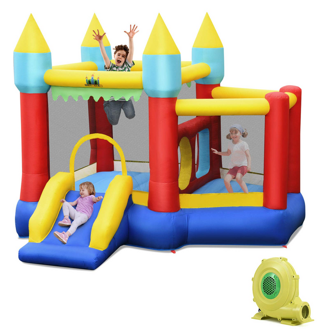 BOUNTECH Inflatable Bounce House, Bouncy House for Kids 5-12 Indoor Outdoor Party Family, Toddler Jump Castle Bounce House