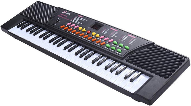 Costzon 54-Key Electronic Keyboard Piano with LED Digital Display, Portable Electronic Musical Instrument with Microphone & Adapter