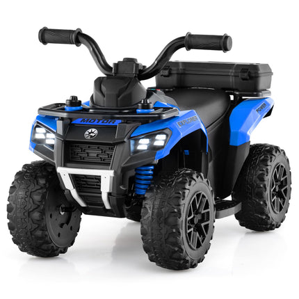 Costzon Kids ATV 6V Four Wheeler Quad Electric Vehicle with Spray Function