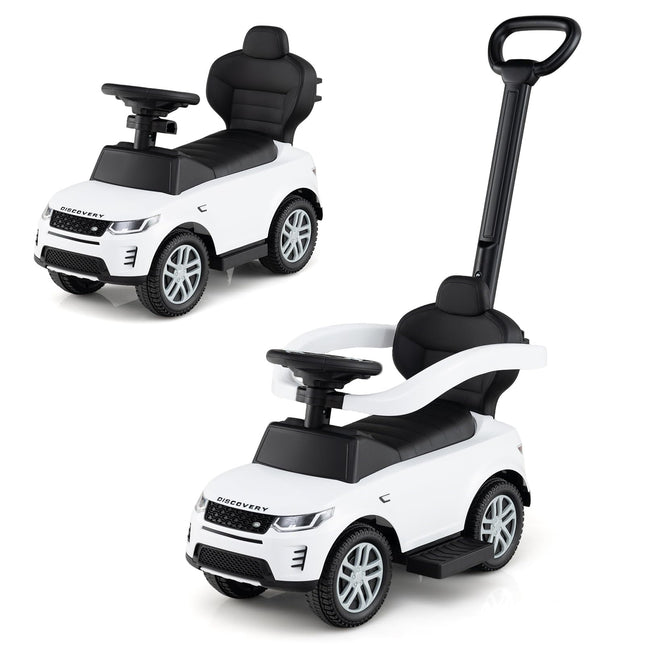 Costzon Push Car for Toddlers 3 in 1 Land Rover Discovery Stroller Sliding Walking Car