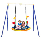 Swing Frame with Monkey Saucer Swing