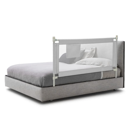 BABY JOY Bed Rail for Toddlers, 57’’ Extra Long, Height Adjustable & Foldable Baby Bed Rail Guard