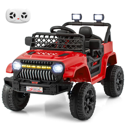 Costzon Kids Ride On Truck, 12V Battery Powered Electric Vehicles w/Remote Control