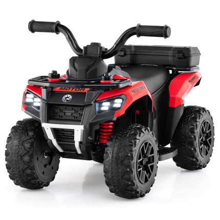 Costzon Kids ATV 6V Four Wheeler Quad Electric Vehicle with Spray Function