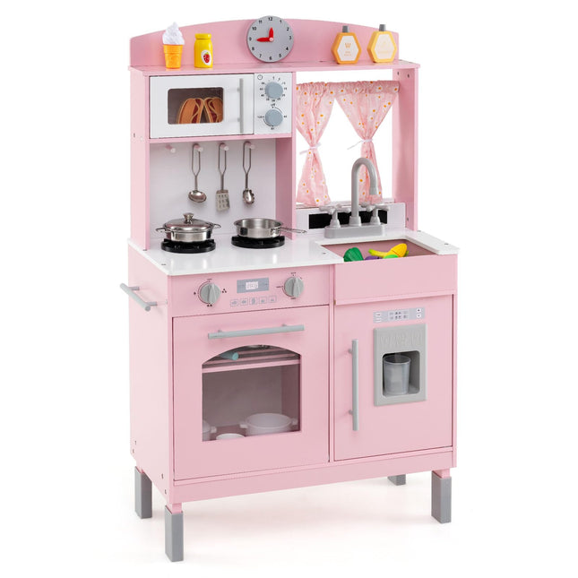 Costzon Kids Wooden Little Chef Pretend Toy
