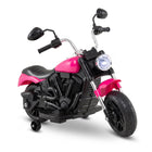 Costzon 6V Chopper Kids Motorcycle with Music Training Wheels