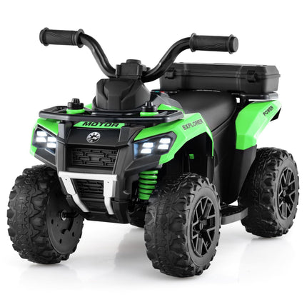 Costzon Kids ATV 6V Four Wheeler Quad Electric Vehicle with Spray Function