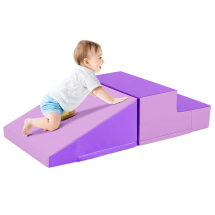 Costzon Climbing Toys for Toddlers, Soft Play Set for Crawling, Climbing, Sliding