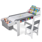 Costzon Kids Art Table and Chair Toddler Activity Desk Set