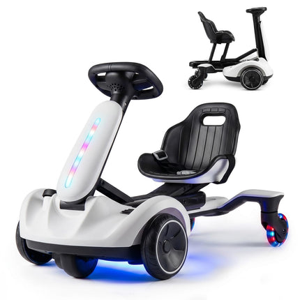 Costzon 6V Ride on Drift Car with 360-Degree Spin(with Lights)