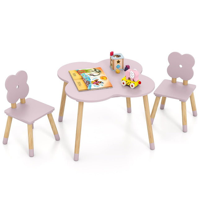 Costzon Kids Wooden Toddler Desk Set for Classroom Daycare Home