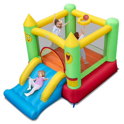 BOUNTECH Inflatable Bounce House（Smiling Face without Air Blower）