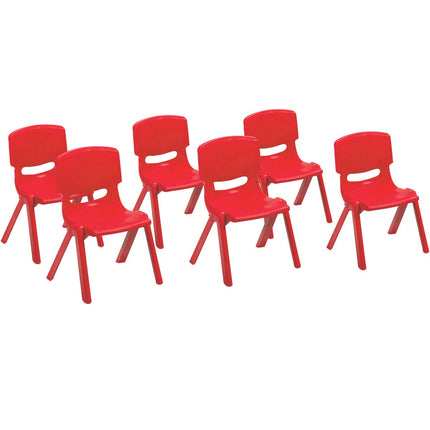 Costzon Plastic Stackable School Chairs, Kids Learning Chairs with 11 inch Seat Height