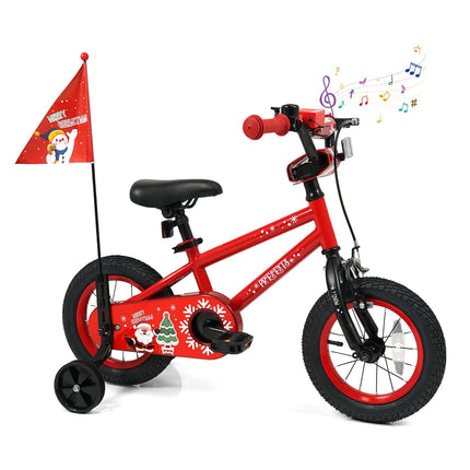 BABY JOY Kids Bike Christmas Music Bicycle 12 14 16 18 Inches for 3-8 Years