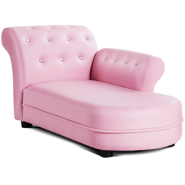 Costzon Kids Sofa, Toddler Couch, Toddler Furniture Kids Couch, Children Chaise Lounge