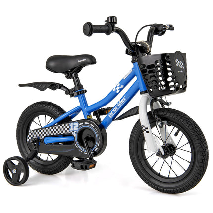 BABY JOY Kids Bike, 12 14 16 18 Inch Children Bikes for Boys Girls Age 3-8 Years w/Training Wheels