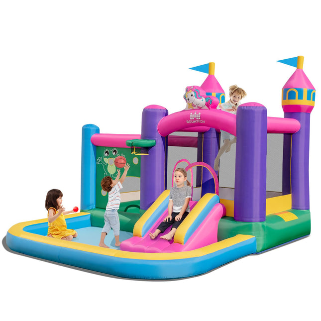 BOUNTECH Inflatable Bounce House, Blow up Jumping Castle for Indoor Outdoor Party Family Fun