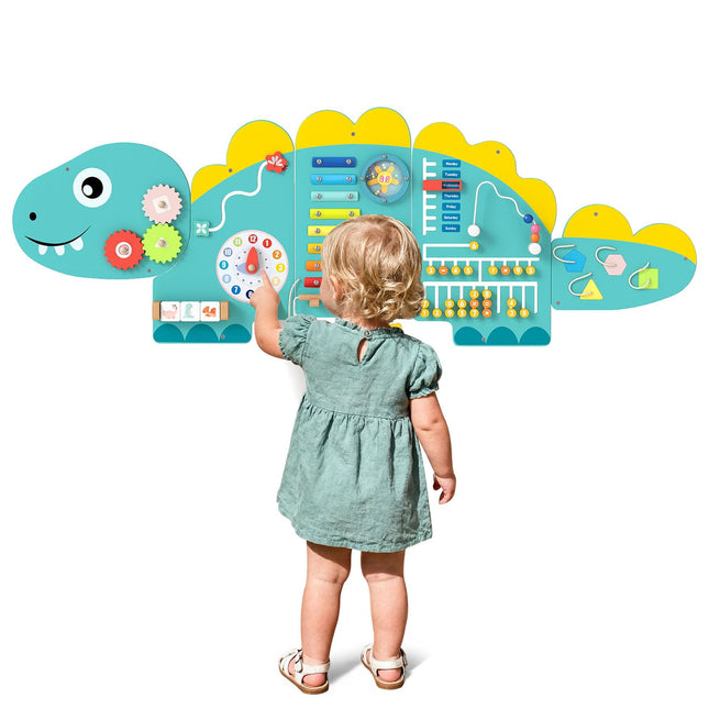 Costzon Dinosaur Activity Wall Busy Board