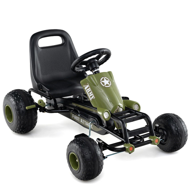 Costzon Kids Pedal Go Kart 4-Wheel Ride On Toy