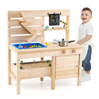 Costzon Outdoor Play Kitchen w/Detachable Sandbox