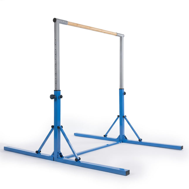 Costzon 3FT/5FT Foldable Gymnastics Bar w/ 13-Level Adjustable Heights