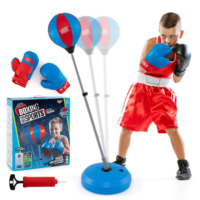 Costzon Punching Bag for Kids Boxing Bag Set Toy with Height Adjustable Stand