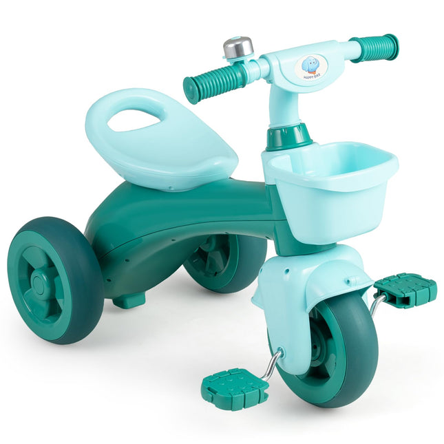 Costzon Kids Tricycle Ergonomic Seat Non-Slip Handle and Fun Bell