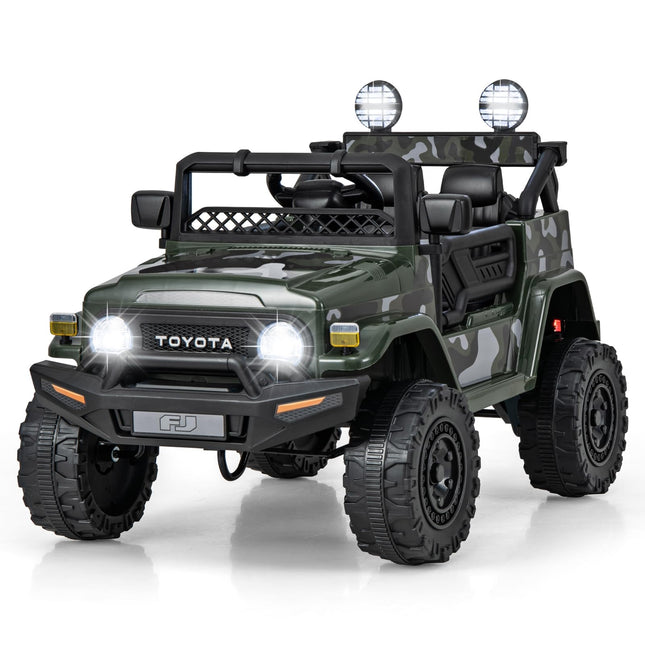 Costzon Ride on Car, 12V 7Ah Licensed Toyota FJ Cruiser Electric Car