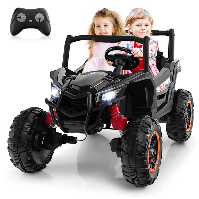 Costzon 24V Kids UTV, 4WD/2WD Battery Powered Electric Car w/ 4 x 100W Powerful Engine, Remote Control