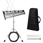 Costzon 30 Notes Glockenspiel Xylophone Bell Kit, Xylophone Percussion Instrument with Height Adjustable Stand