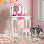 Pink Polka-dot Print