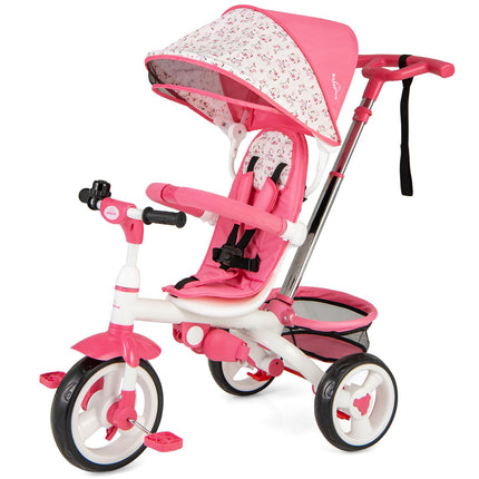 Costzon Tricycle for Toddlers 6 in 1 Trike w/Parent Handle