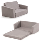 Costzon Kids Sofa, 2 in 1 Flip Open Couch with Machine Washable Sofa Cover