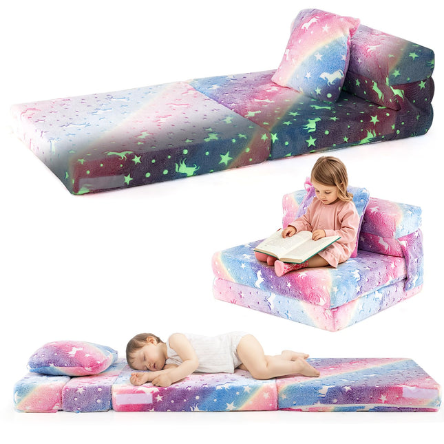 Costzon Folding Sofa Bed for Kids