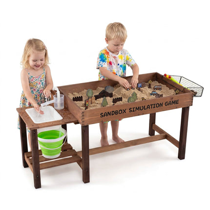 Costzon Sensory Table with Water Pump & Sink
