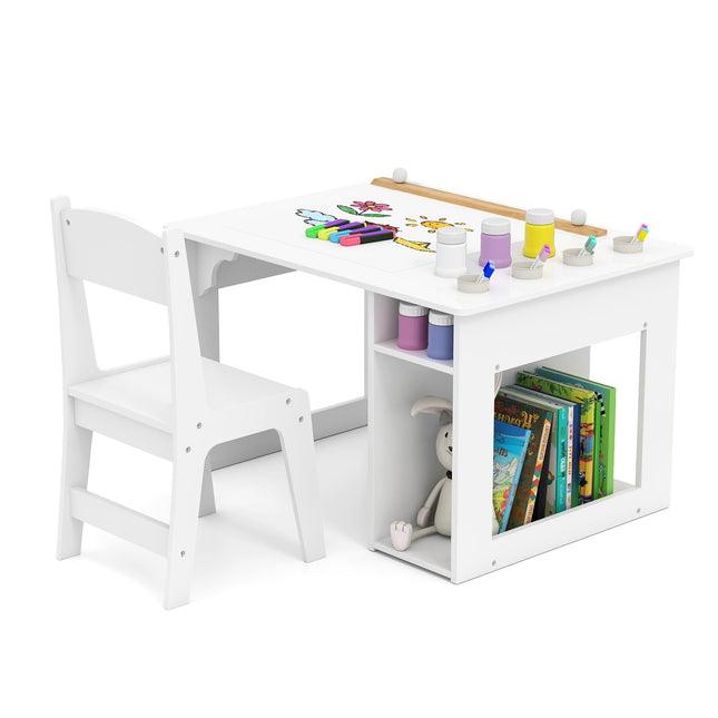 Costzon Kids Art Table and Chair Set